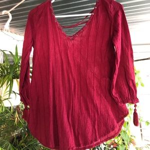 Thin Long Sleeve Blouse